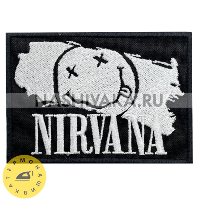 Нашивка Nirvana (201448), 60х90мм