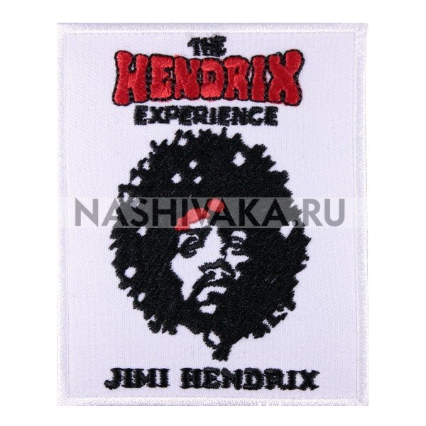Нашивка Jimi Hendrix (200717), 80х65мм