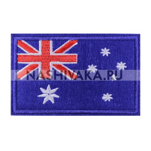 Нашивка Флаг Австралии 200067, 55х90мм