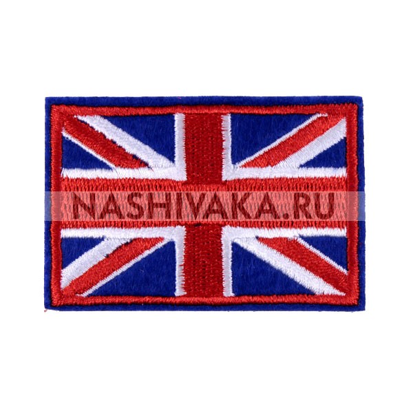 Нашивка Флаг Великобритании 200069, 40х60мм