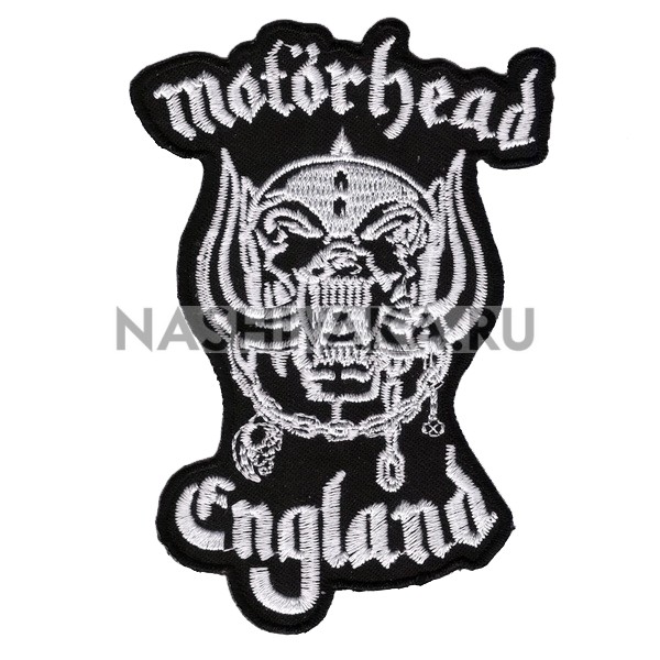 Нашивка Motorhead - England (201470), 105х75мм