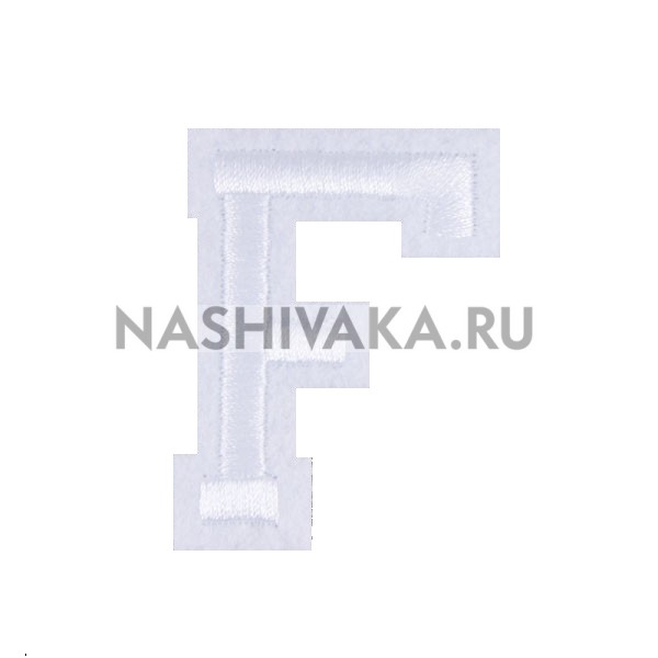 Нашивка Буква "F" (200332), 50х40мм