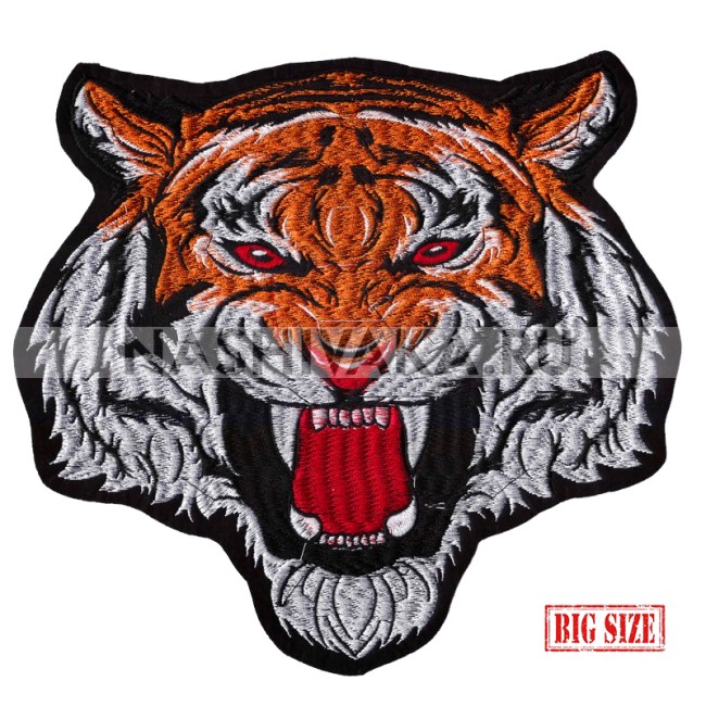 Нашивка Тигр (201476), 210х220мм