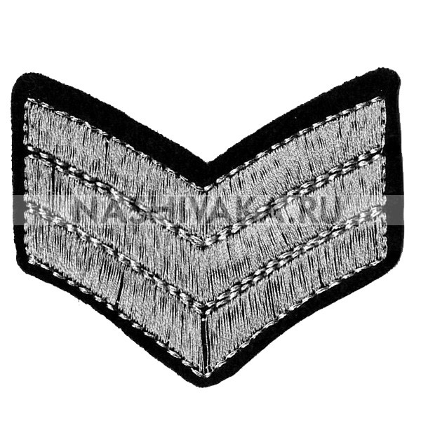 Нашивка Знак отличия (серебро) (200833), 45х60мм