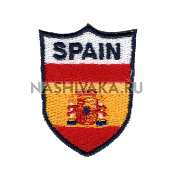 Нашивка Флаг Испании - Spain (200807), 50х40мм