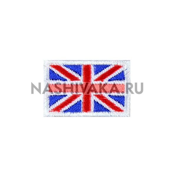 Нашивка Флаг Великобритании (200547), 20х30мм