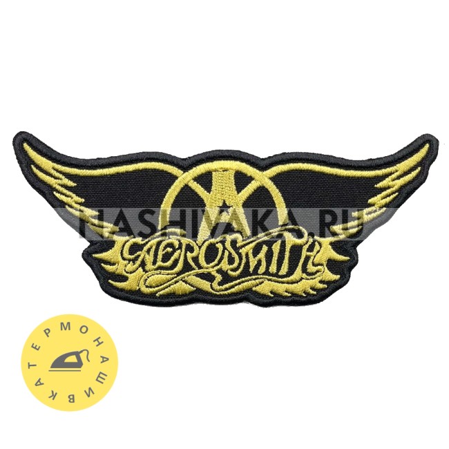 Нашивка Aerosmith (200647), 50х120мм