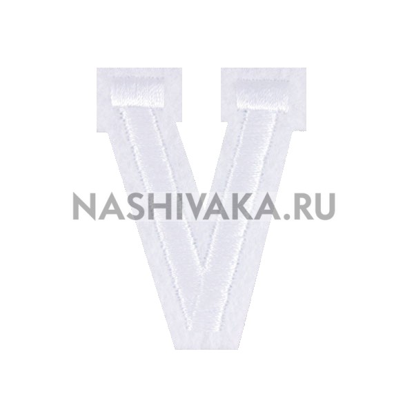 Нашивка Буква "V" (200348), 50х40мм