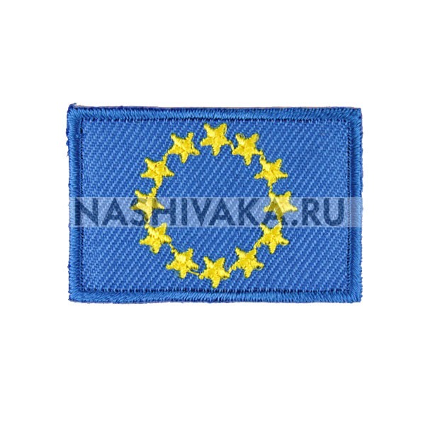 Нашивка Флаг Евросоюза (200553), 30х45мм