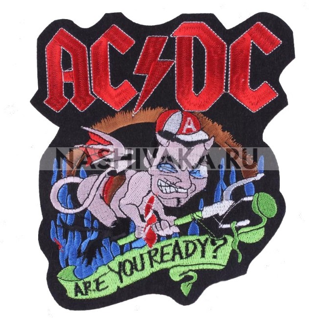 Нашивка AC/DC - Are You Ready (201047), 170х150мм