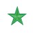 Нашивка Звезда зеленая (200162), 42х42мм