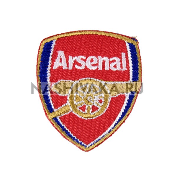 Нашивка FC Arsenal (малая) (200565), 38х33мм