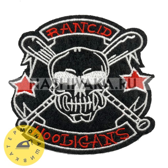 Нашивка Rancid Hooligans (200775), 85х90мм