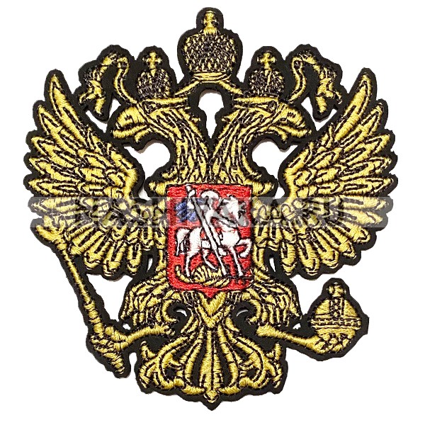 Нашивка Герб России (201799), 95х90мм