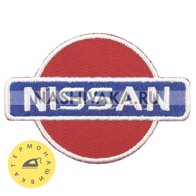 Нашивка NISSAN (201171), 65х83мм
