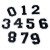 Нашивка Цифра "8" (200187), 50х35мм