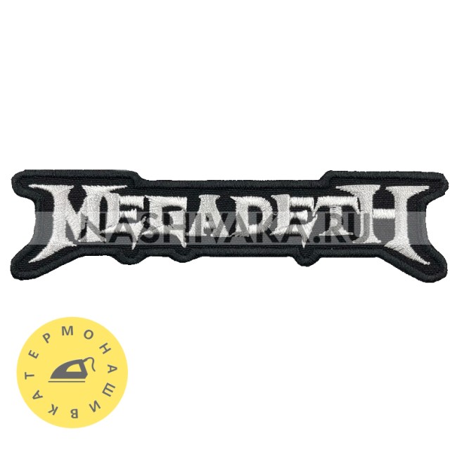 Нашивка Megadeth (200694), 32х118мм